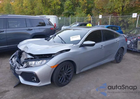 2017 Honda Civic Si из США, поврежденный, VIN 2HGFC1E55HH705476